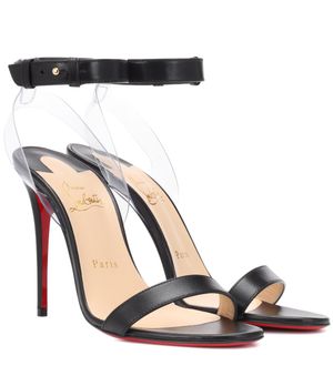 Christian Louboutin Sandales en cuir Jonatina 100 - Noir