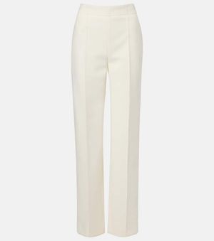 Proenza Schouler Gerade High-Rise-Hose Zee - Weiß