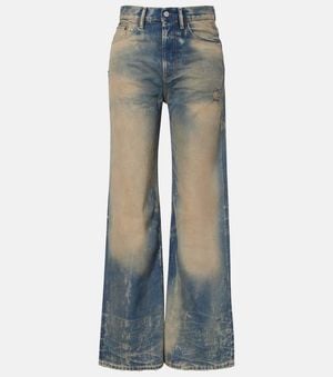 Acne Studios 2021 High-Rise Wide-Leg Jeans - Blue