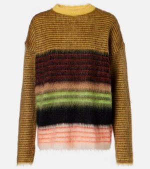 La DoubleJ Berra Mohair-Blend Sweater - Green