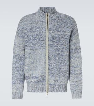 LeKasha Cardigan Lamdu Aus Kaschmir - Blau