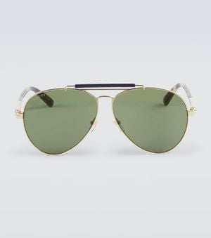 Gucci Aviator Sunglasses - Green