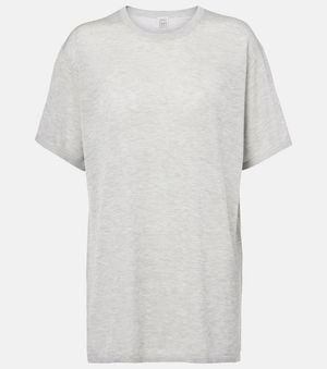 TOTEME Camiseta Semitransparente - Blanco