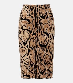 Stella McCartney Jacquard Pencil Skirt - Multicolour