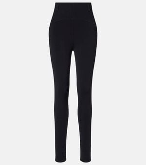 Alaïa High-Rise Leggings - Blau