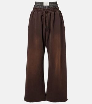 Acne Studios Pantalon De Survetement En Coton - Marron