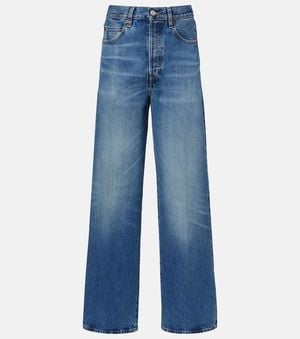 FRAME The Collegiate Wide-Leg Jeans - Blue