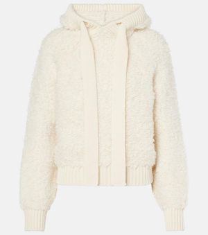 Jet Set Jennifer Wool-Blend Hoodie - Natural