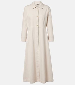 Max Mara Amelia Cotton Shirt Dress - Natural