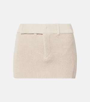 AYA MUSE Minifalda Caeli En Mezcla De Algodon - Neutro