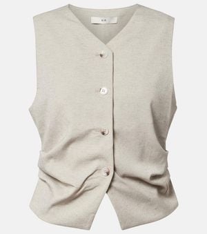 SIR. Chaleco Leone Fruncido - Neutro