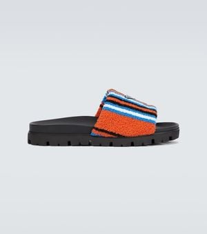 Prada Mules A Logo - Multicolore