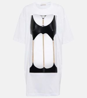 Christopher Kane T-Shirt En Coton A Ornements - Blanc