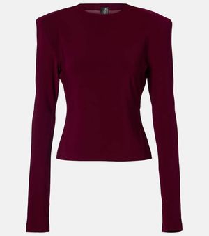 Norma Kamali Jersey Top - Purple