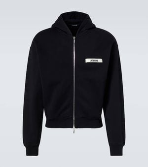 Jacquemus Sweatshirt With Logo - Black