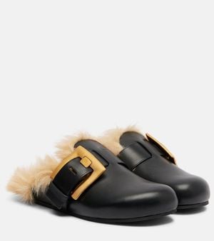 Balmain Mules - Black
