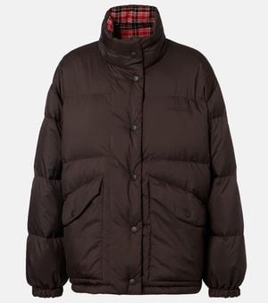 Miu Miu Reversible Down Jacket - Brown
