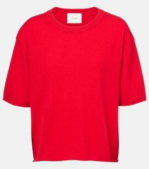 Lisa Yang Cila Cashmere T-Shirt - Red