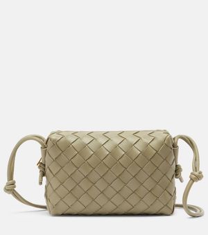 Bottega Veneta Bolso Cruzado Loop Mini De Piel - Verde