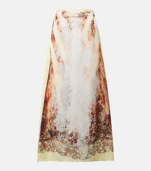 Y. Project Jupe Longue Imprimee - Neutre