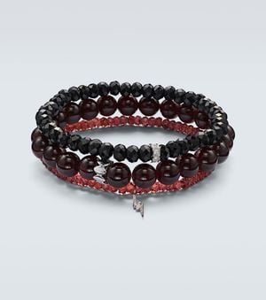 Sydney Evan 14Kt Set Of 3 Bracelets With Diamonds And Gemstones - Metallic