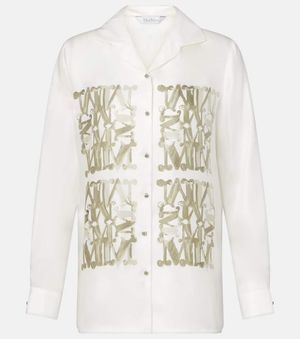Max Mara 'Nabil' Silk Shirt - White