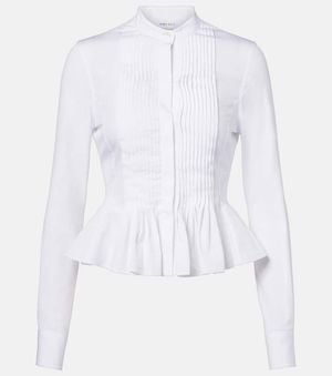 McQueen Cotton Poplin Shirt - White