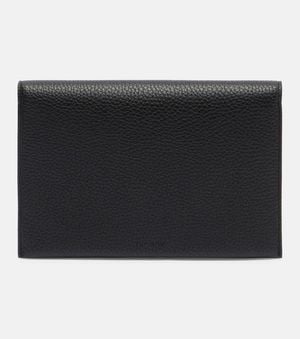 The Row Leather Pouch - Black