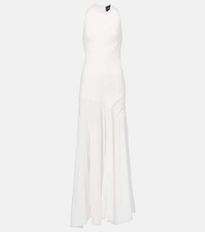 Simone Rocha Bow-Detail Open-Back Gown - White