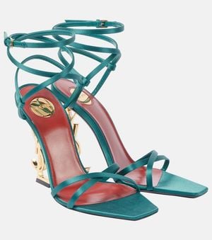 Saint Laurent Sandalen Opyum 110 - Blau