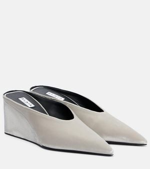 Alaïa Salones Con Cuna Cube 75 De Terciopelo - Blanco