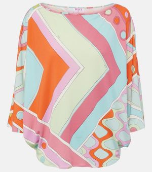 PUCCI Vivara Poncho - Pink