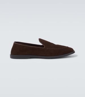 George Cleverley Slip-Ons Cornwall Aus Veloursleder - Braun
