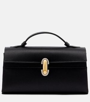 SAVETTE Bolso Symmetry Small De Saten - Negro