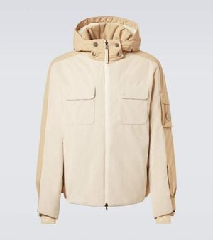 Bogner Cobe-D Down-Paneled Ribbed-Knit Ski Jacket - Natural