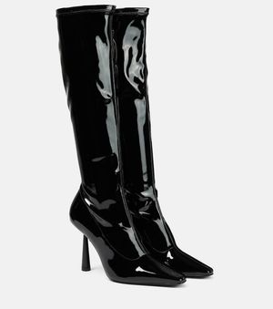 Gia Borghini Stiefel Rosie 8 Aus Lederimitat - Schwarz