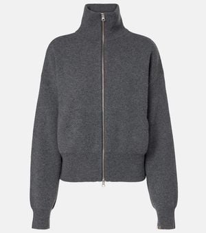 Extreme Cashmere N°385 Xtra Cute Cashmere Zip-Up Jacket - Gray