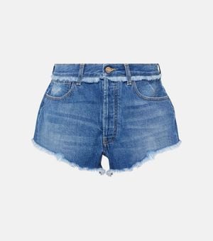 Alanui Jeansshorts - Blau