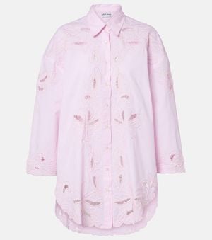 Juliet Dunn Oversize-Top Aus Baumwolle - Pink