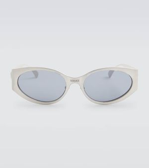Versace Ovale Sonnenbrille Medusa - Blau