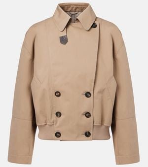 Brunello Cucinelli Giacca Cropped - Neutro