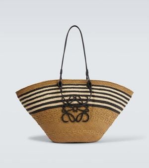 Loewe Paula's Ibiza Tote Bag Anagram Large - Mettallic