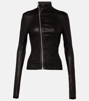 Rick Owens Gary Leather Jacket - Black