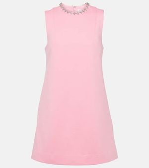 Area Crystal-Embellished Cutout Minidress - Pink