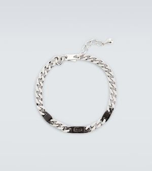 Gucci Interlocking Sterling Chain Bracelet - Metallic