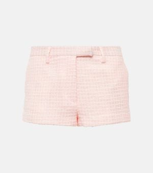 Alessandra Rich Short En Tweed A Sequins - Rose