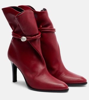 Isabel Marant Lolya Boot - Red