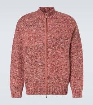 LeKasha Lamdu Cashmere Cardigan - Red