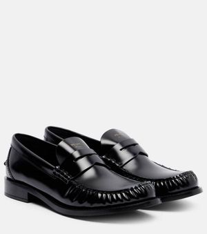 Prada Loafers Aus Leder - Schwarz