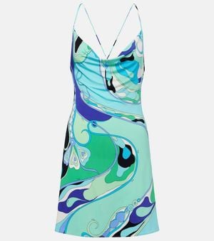 PUCCI Orchidee Minidress - Blue